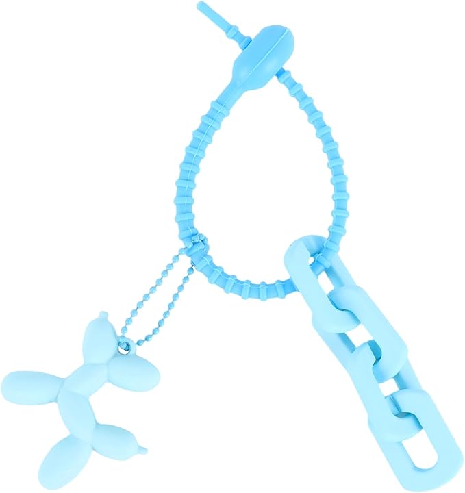 Cute Balloon Dog Keychain, Purse Bag Backpack Charms Girl Keychains Accessories Keyrings Car Key Chain