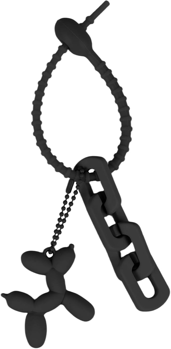 Cute Balloon Dog Keychain, Purse Bag Backpack Charms Girl Keychains Accessories Keyrings Car Key Chain