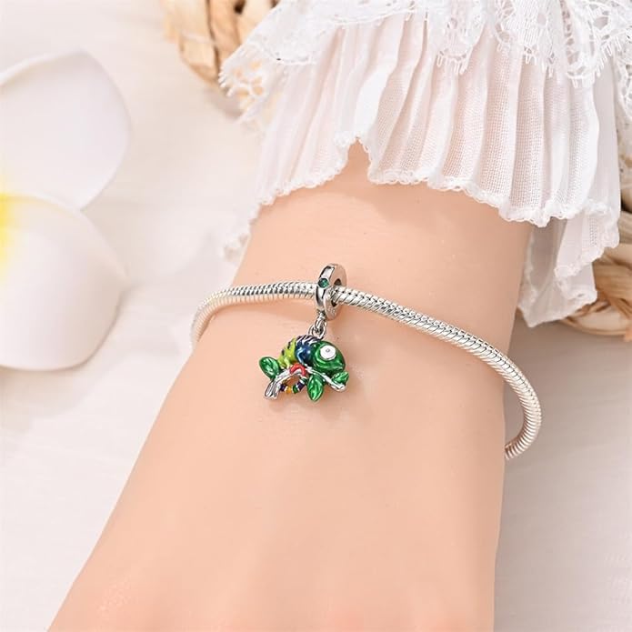 Pandach Animal Charm Bead fits Charms Bracelets for Woman-925 Sterling Silver Dangle Pendant Bead,Jewelry Beads Gifts for Women Bracelet&Necklace