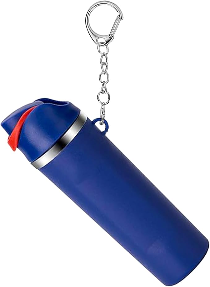 Mini Trendy Bottle Keychain Accessories Compatible with Owala Water Cute Tumbler Cup Chapstick Lip Balm Holder Charms