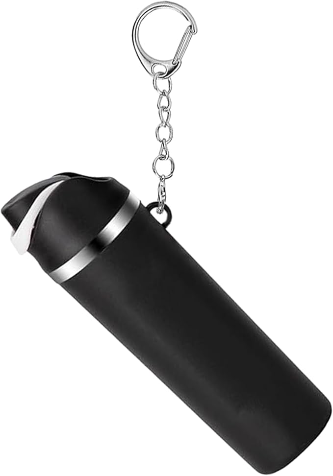 Mini Trendy Bottle Keychain Accessories Compatible with Owala Water Cute Tumbler Cup Chapstick Lip Balm Holder Charms