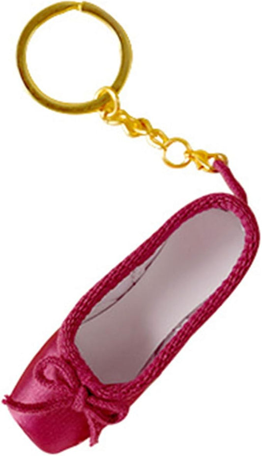 Appuivbt Ballet Shoe Keychain - Dance Keys Holder, Backpack Pendant Charm for Bags