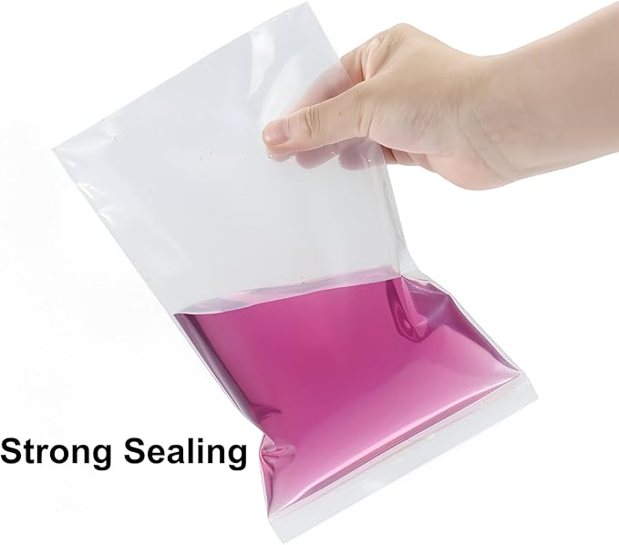 240pcs 4 x 6 inch Plastic Bags, 2 mil Thick, Zip Bag, Clear Jewelry Bags, Baggies with Resealable Zip Bag for Small Business, Daily Vitamin, Jewelry, Candy