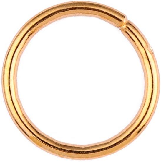 Open Jump Rings Gold 0.9x10mm 200pcs for DIY Jewelry Making Supplies