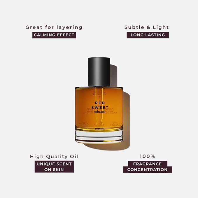 Eternal perfume oils Red Sweet Tobacco Perfumes for women Inspired by Spïcë Träïl perfume for men Long Lasting womens perfume Unisex Eau De Parfum 1.69 FL Oz with 1 FL Oz Concentrated perfume Oil