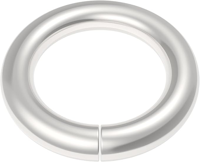 Uniclife 4 mm Silver Jump Rings for Jewelry Making Open Single Loops Mini Ring Connectors for Keychains and Necklace Repair, 1000 Pack