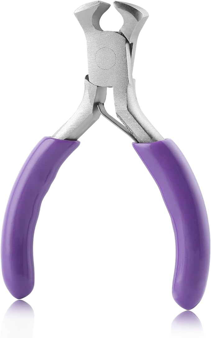 3 Inches Mini End Cutting Pliers Precision End Nippers Zipper Install Tool Nail Puller Tool Small Wire Cutter For Guitar Strings Beading Jewellery Making Tool Shoes Repair Tool
