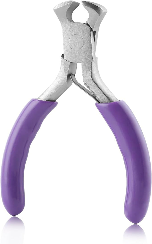 3 Inches Mini End Cutting Pliers Precision End Nippers Zipper Install Tool Nail Puller Tool Small Wire Cutter For Guitar Strings Beading Jewellery Making Tool Shoes Repair Tool