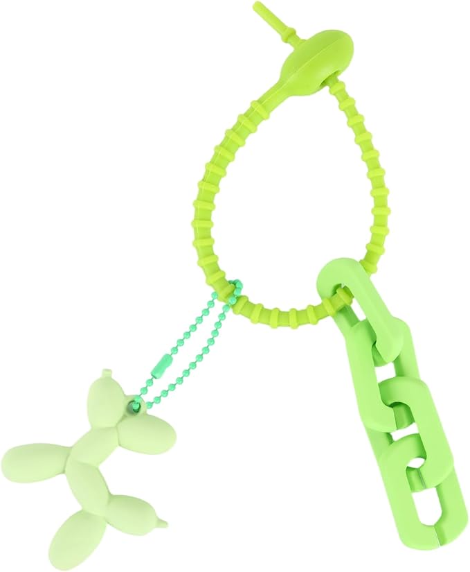 Cute Balloon Dog Keychain, Purse Bag Backpack Charms Girl Keychains Accessories Keyrings Car Key Chain
