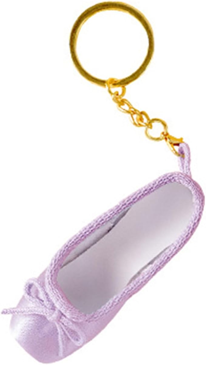 Appuivbt Ballet Shoe Keychain - Dance Keys Holder, Backpack Pendant Charm for Bags