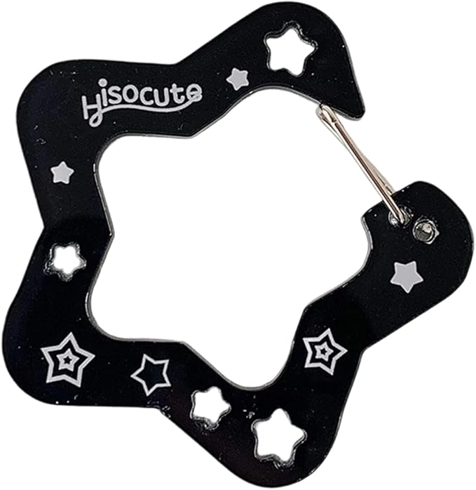 Carabiner Clip for Keys and Small Items Acrylic Pendant for Backpack Handbook Decoration Ita Bag Buckle Accessory