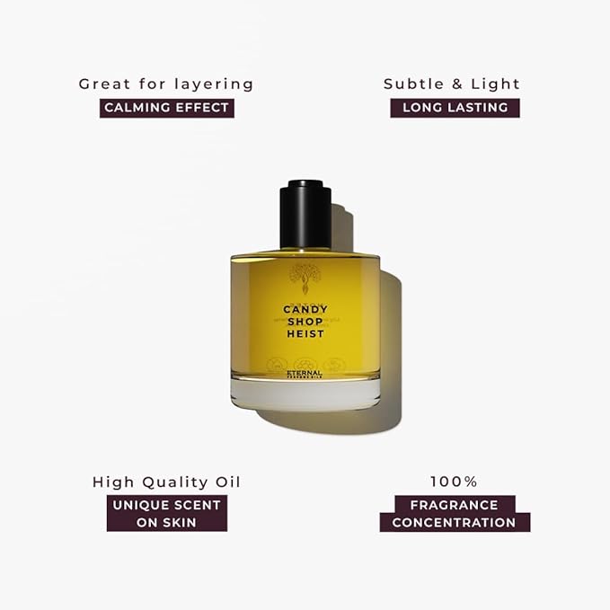 Eternal perfume oils Candy Shop Heist Perfumes for womens Inspired by Sec0nd Wife Womens Perfume Long Lasting Perfume Eau De Parfum 1.69 FL Oz Perfume for women with 1 FL Oz Designer Perfume Oil