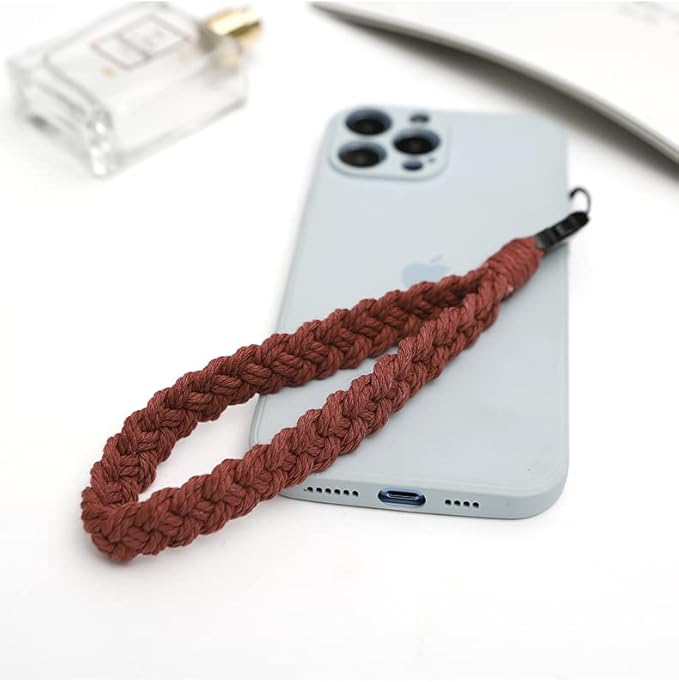 2 PCS Universal Cell Phone Wrist Strap, Handmade Phone Case Wrist Lanyard, Phone Charms Strap for Women Girls(3)