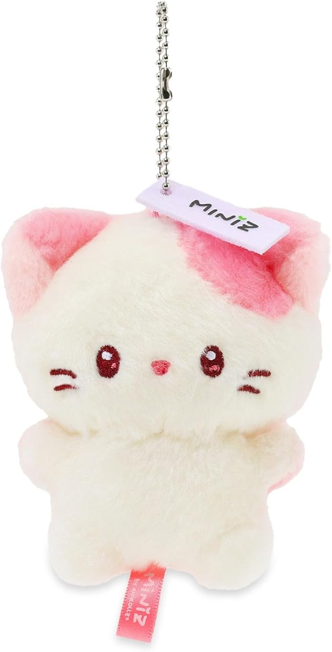 Anirollz Miniz Plush Charm Cute Stuffed Animal Keychain Kawaii Mini Bag Accessory Collectible Pocket Toy for Kids & Adults