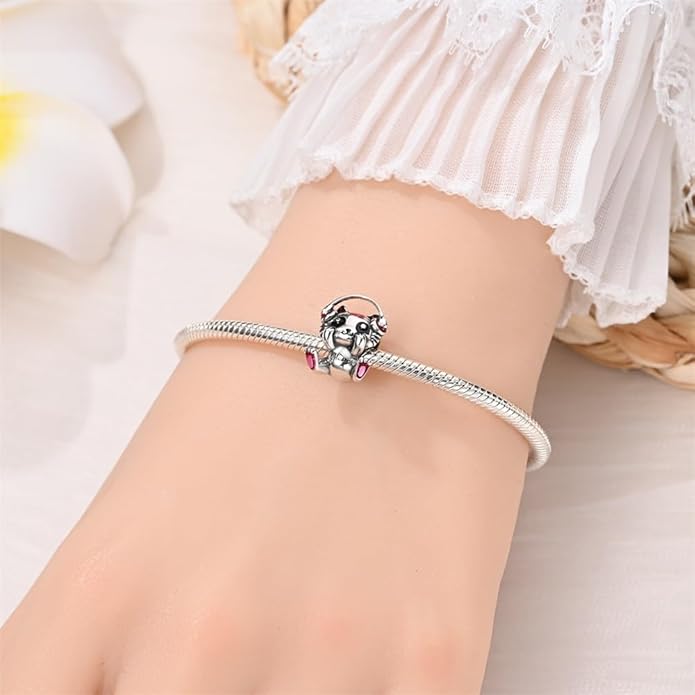 Pandach Animal Charm Bead fits Charms Bracelets for Woman-925 Sterling Silver Dangle Pendant Bead,Jewelry Beads Gifts for Women Bracelet&Necklace