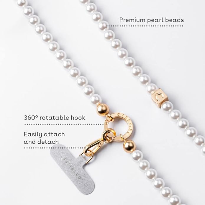CASETiFY Pearl Chain Crossbody Strap