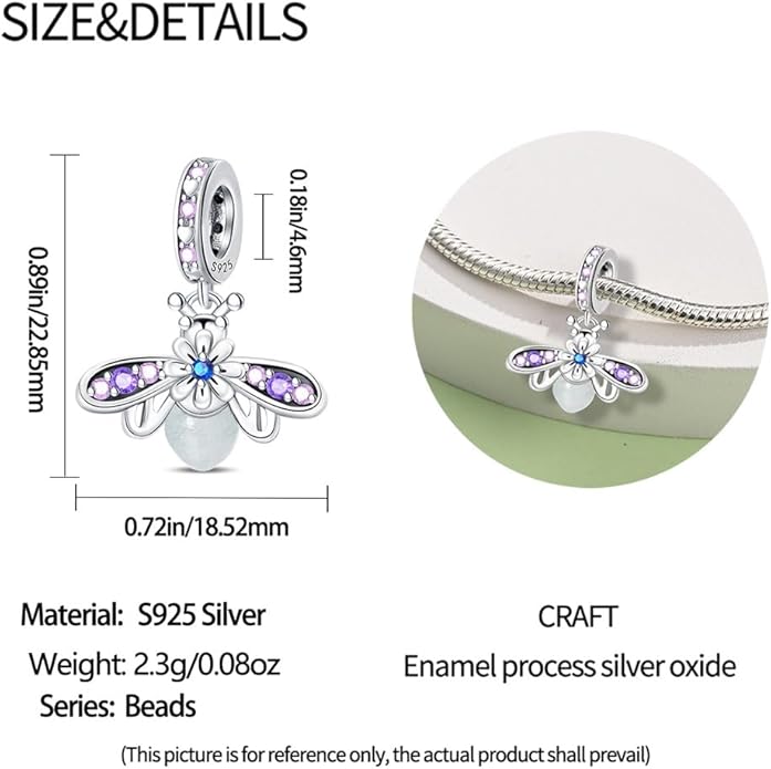 Pandach Animal Charm Bead fits Charms Bracelets for Woman-925 Sterling Silver Dangle Pendant Bead,Jewelry Beads Gifts for Women Bracelet&Necklace