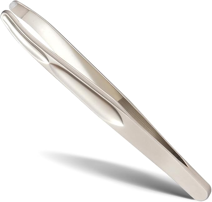 ZERNBER Eyebrow Tweezers for Women-1 Pack (Round)