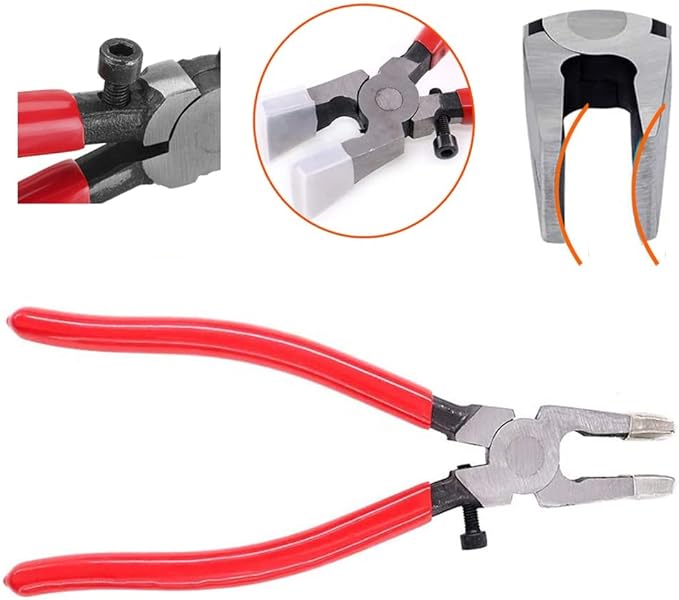 Key Fob Pliers Tool Glasses Running Pliers Nippers with Rubber Tips for Key Fob Hardware Install