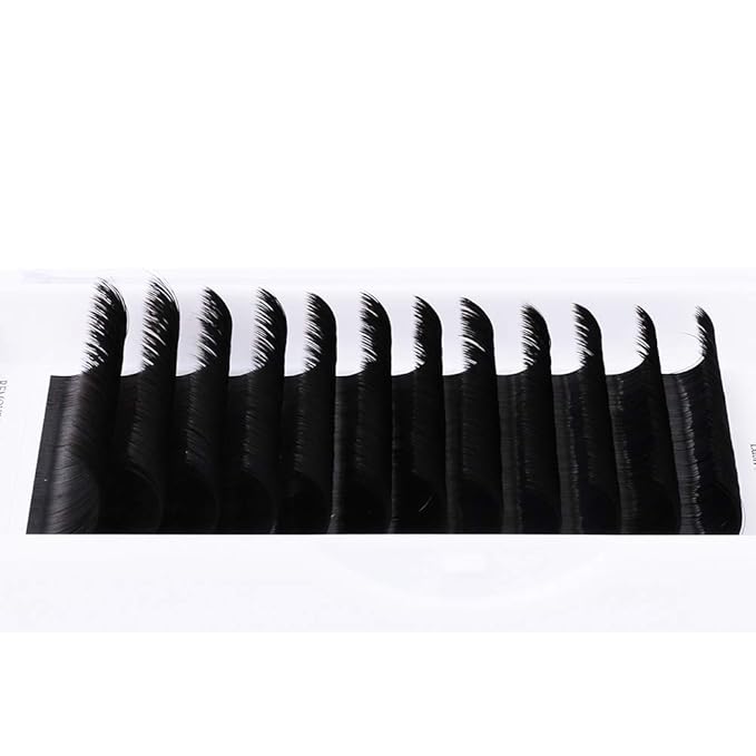 Eyelash Extension Easy Fan Volume Lashes 0.03-0.10mm C D CC DD L Curl 8-30mm Length Volume Lash Extensions Self Fanning Eyelash Extensions (0.05-CC, 15-20mm Mix)