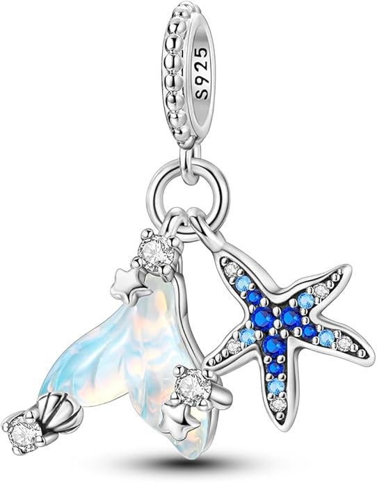 NARMO Charms for Bracelets 925 Sterling Silver Star Dangle Charms Car Keys Lipstick Dangle Charm Beads for Women Bracelets Necklace