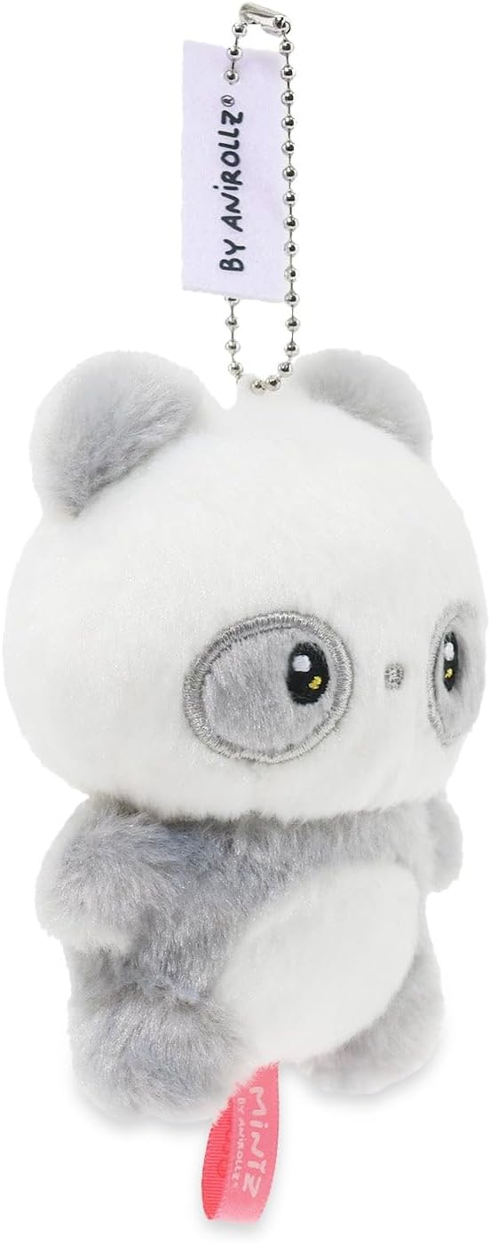 Anirollz Miniz Plush Charm Cute Stuffed Animal Keychain Kawaii Mini Bag Accessory Collectible Pocket Toy for Kids & Adults