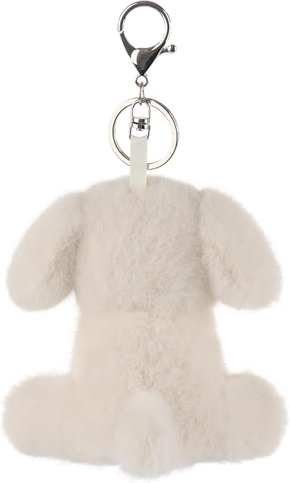 Apricot Lamb Plush Labrador Dog Puppy Stuffed Animal Soft Keychain for Kids Bag, Purse, Backpack, Handbag