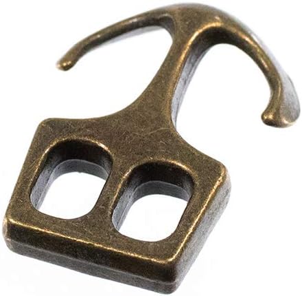 Paracord Planet Two Hole Clasps – Anchor, Bronze (2 Pack)