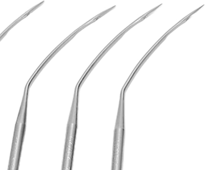 10Pcs Industrial Blindstitch Curve Sewing Needle, Sewing Machine Needles for Repair Replacement(LWx6T 10#）