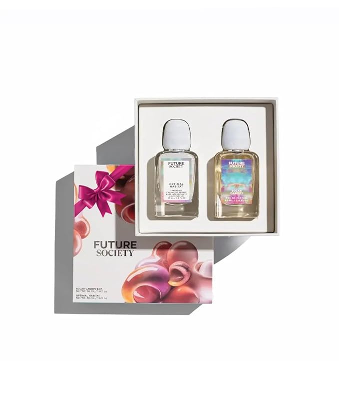Future Society Solar Canopy Luxury Perfume & Fragrance Primer Gift Set - Includes Eau de Parfum & Optimal Habitat Fragrance Enhancing Primer and Extender - Beauty Gifts for Women