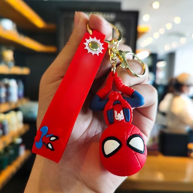 Cartoon Keychain for Girls and Boys, Cute Keychains Accessories Keyring Key Wristlet Car Charms Backpack Key Chain