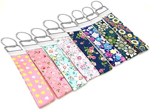 Qovydx 40PCS Key Fob Hardware Set, 39PCS 1 Inch Keychain Hardware with 1PCS Key Fob Pliers for Wristlet Keychain and Lanyard Making Supplies