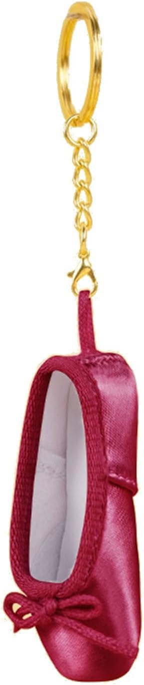 Appuivbt Ballet Shoe Keychain - Dance Keys Holder, Backpack Pendant Charm for Bags