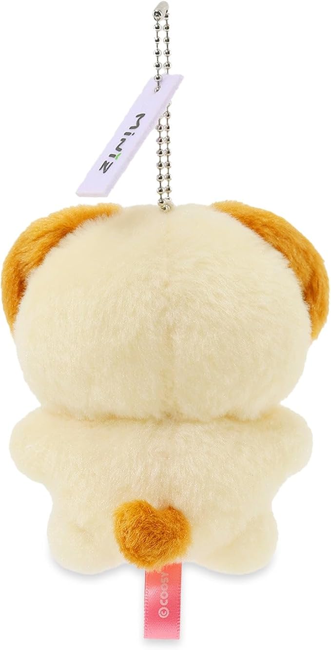 Anirollz Miniz Plush Charm Cute Stuffed Animal Keychain Kawaii Mini Bag Accessory Collectible Pocket Toy for Kids & Adults