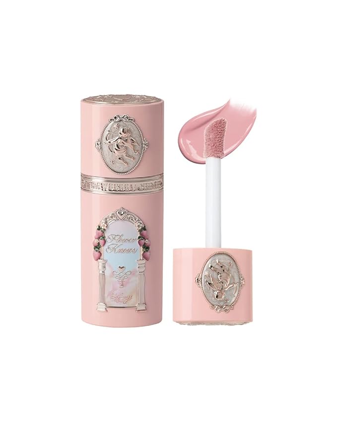 Flower Knows Strawberry Cupid All Day Glow Liquid Blush,Sweat & Water-Resistant Dewy Blush for Cheeks,Blendableand Hydrating Warm Dusty Rose Face Makeup for Women & Girls,0.25 Fl Oz(02 Coastal Rose)