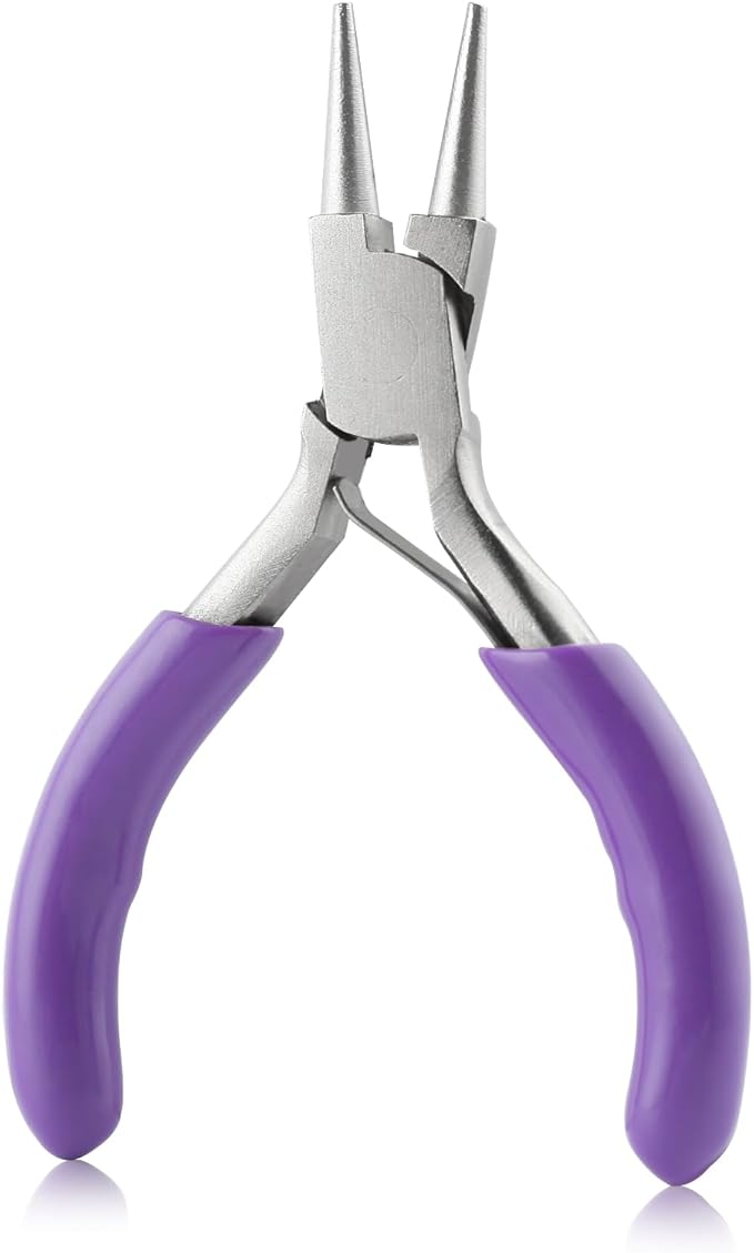 3 Inches Mini Round Nose Pliers Wire Looping Pliers Micro Round Pliers With Spring Mini Jewelry Pliers Jewelry Making Tools For Jewelry Repair Wire Wrapping Beading Wire Cutting