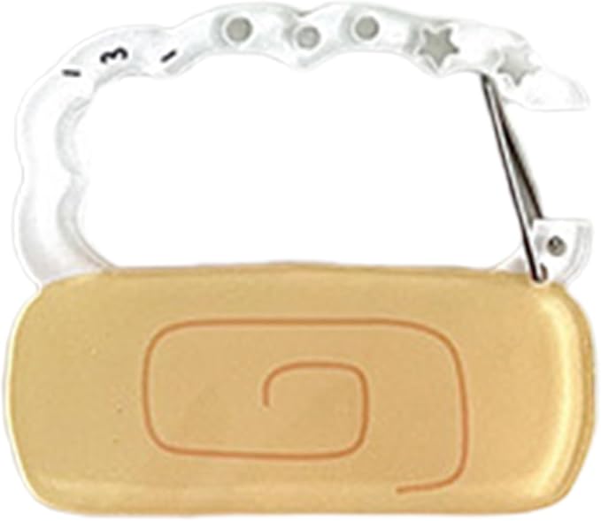 Carabiner Clip For Keys And Small Items Acrylic Pendant For Backpack Handbook Decoration Ita Bag Buckle Accessory Portable Bottle Holder