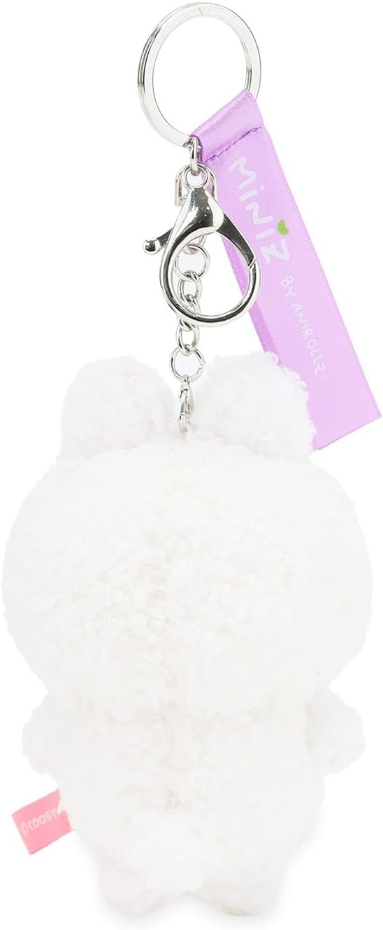 Anirollz Miniz Plush Charm Cute Stuffed Animal Keychain Kawaii Mini Bag Accessory Collectible Pocket Toy for Kids & Adults