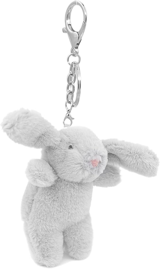 Cute Bunny Plush Keychain, 3.5" Inch Bag Charms for Handbags Backpack Purse Pendant Gift for Women