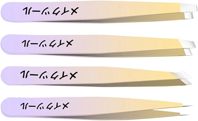 Tweezer Set Professional Stainless Steel Tweezers For Eyebrow Precisions For Facials Hair Splinters Ingrown Hair Removal Eyebrow Tweezers