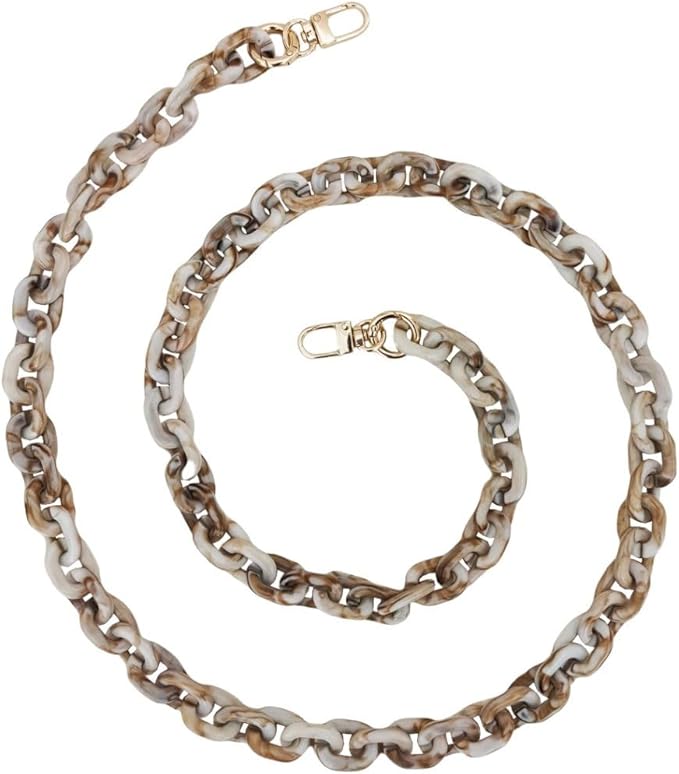 Acrylic Resin Chain Strap for Purse,Replacement Bag Chain Strap,Handbag DIY Accessories