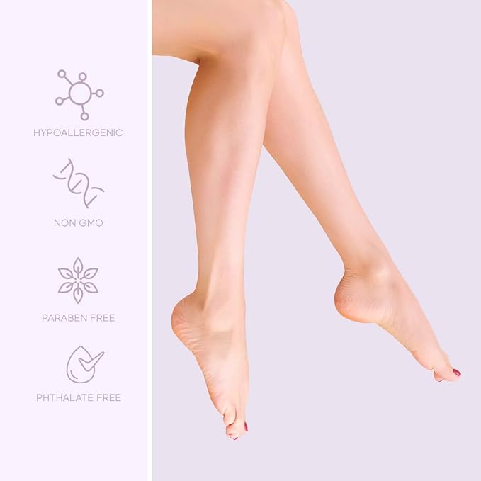 Skin Aesthetics Lavender & Mint Foot Masks - Repairs & Softens Cracked Feet, Hydrating & Exfoliating - Dermatologist Tested Korean Skincare - Clean Beauty, Natural Ingredients, Cruelty-Free - 3 Pairs