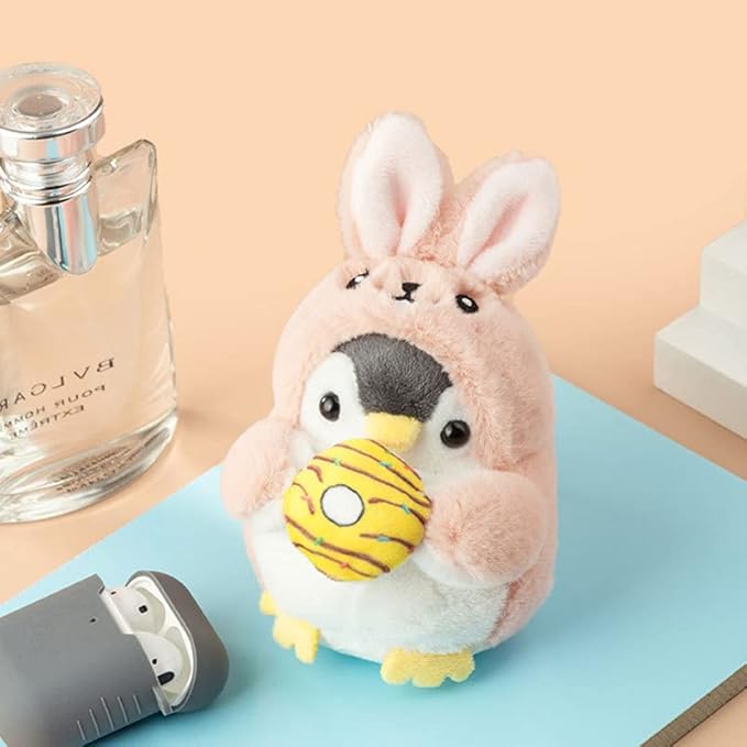 BONICI Men Women Creative Cute Lovely Cosplay Costume Play Changing Clothes Donut Penguin Pendant Keychain Key-Chains Keyring Gift Pendant Handbag Tote Purse Backpack Decoration Car Key -Unicorn