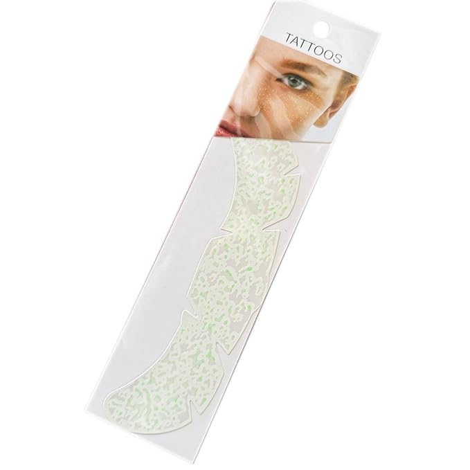 Glow in The Dark Face Makeup Patches Glitter Freckles Face Tattoo Glitter Freckles Sparkle Makeup Patches Dot Face Glitter Speckles Patches for Women