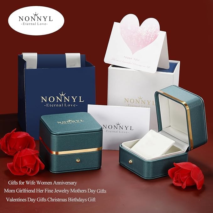 NONNYL Pearl necklaces Gifts for women gifts for mom gifts for wife gifts for grandma gifts for her gifts, Valentines Day gifts Mothers Day Gifts Christmas day gifts, Birthday Gifts Anniversary