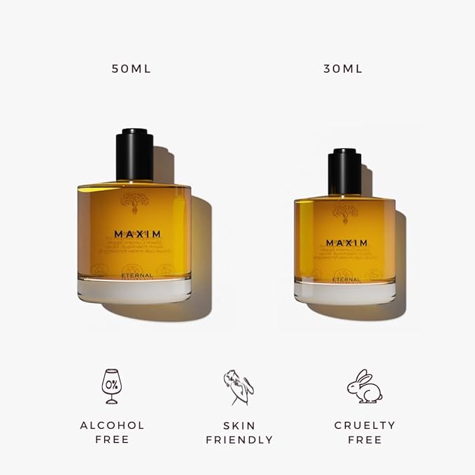Eternal perfume oils Maxim Perfume for Men Inspired by A.v.e.n.t.u.s Long Lasting perfume 1.69 FL Oz Designer perfumes for women with 1 FL Oz womens perfume (Pack of 2)