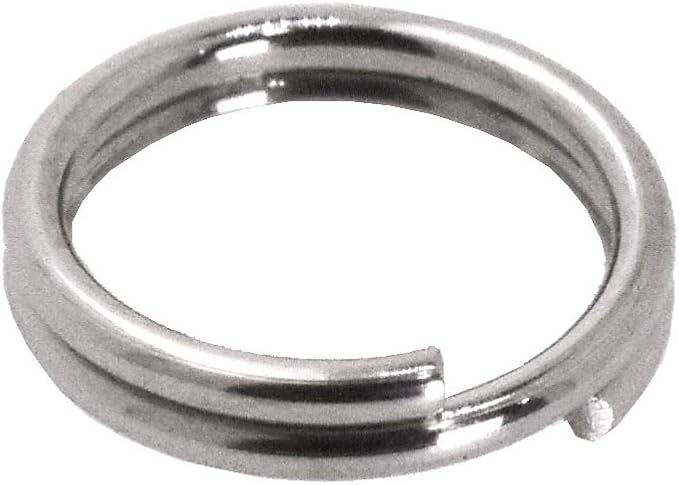 Mandala Crafts Assorted Silver Colored Double Jump Rings for Jewelry Making - 800 Pcs Mini Split Key Rings Set for Crafts, DIY Keychains, and Accessories