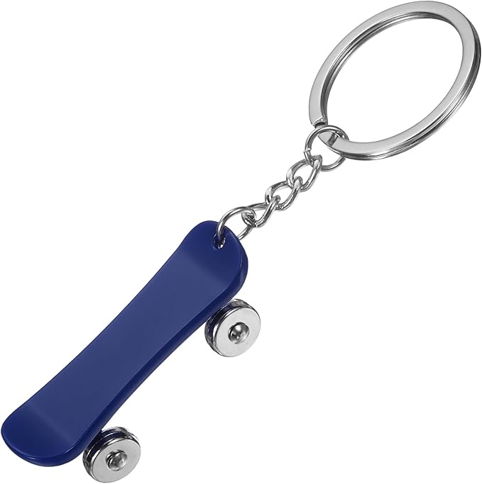 PATIKIL SkateBoard Keychain, Skate Board Key Chain Sport Pendant Key Rings Bag Backpack Decor Car Keychain