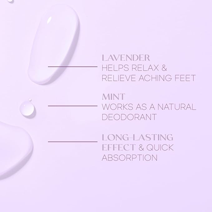 Skin 2.0 Lavender & Mint Foot Masks - Relieves Swollen Feet, Removes Odor, Relaxing & Hydrating - Dermatologist Tested Korean Skincare - Clean Beauty, Cruelty-Free, All Skin Types - 3 Pairs