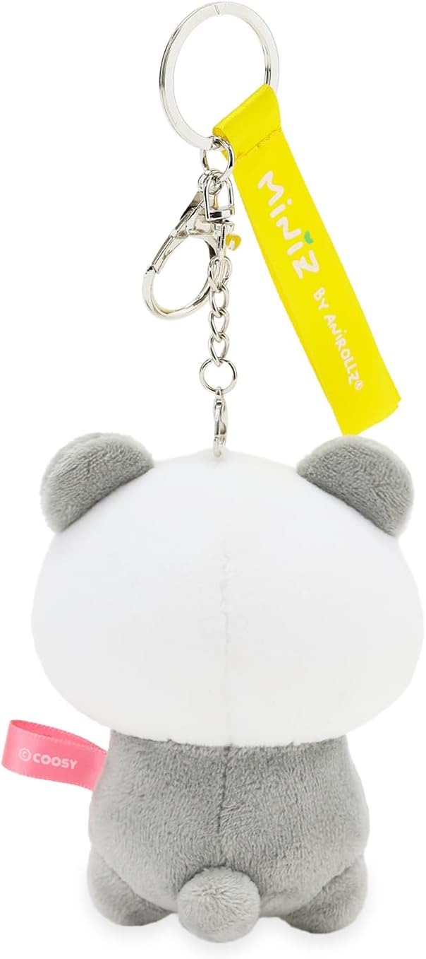Anirollz Miniz Plush Charm Cute Stuffed Animal Keychain Kawaii Mini Bag Accessory Collectible Pocket Toy for Kids & Adults